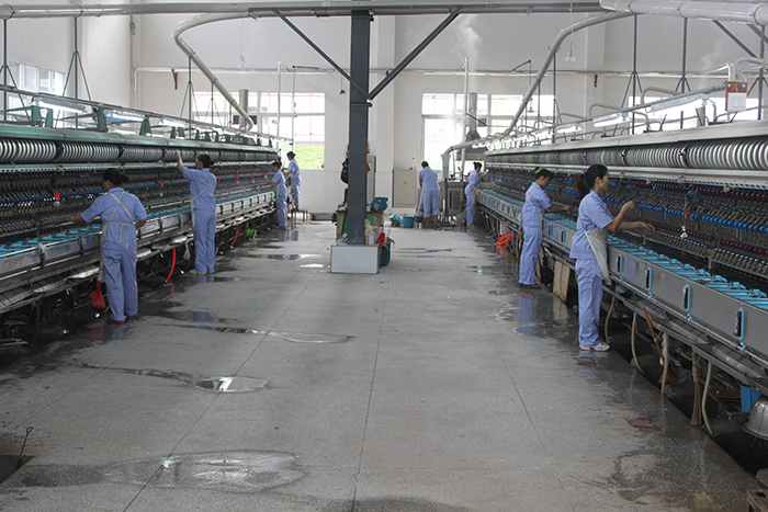 Reeling silk production